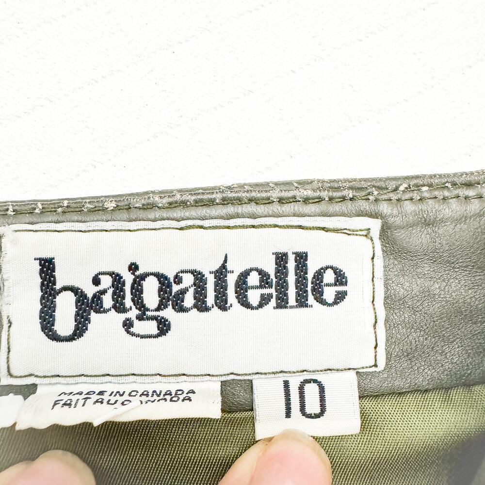 Bagatelle Silver Pencil Skirt - Picture 3 of 6